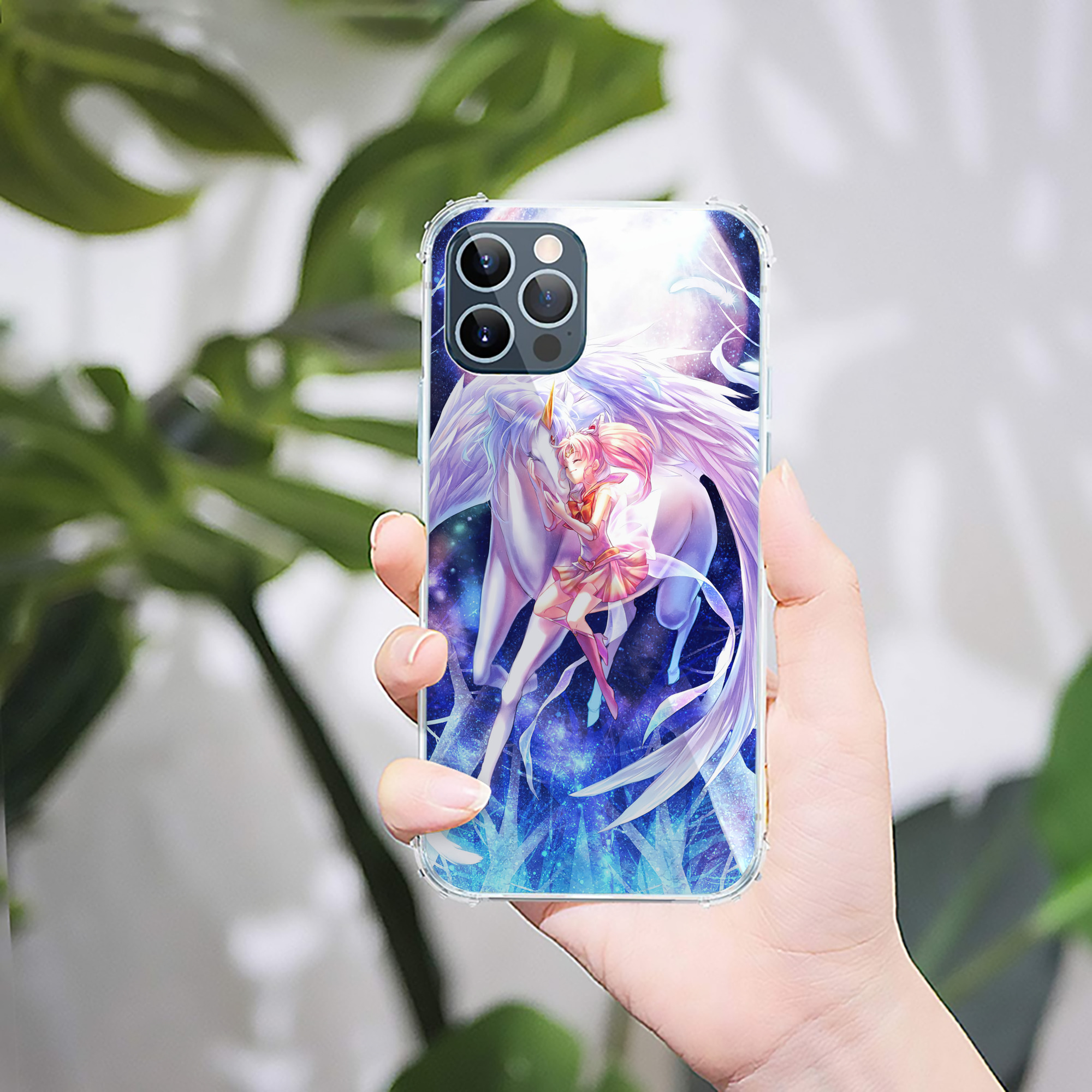 （画像用） 美少女戦士セーラームーン Sailor Moon 【iPhone 12シリーズ対応】透明スマホケース（クリアソフトケース）